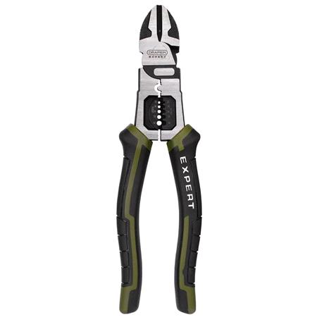 Draper Expert 28528 Side Cutters with Wire Stripper, 200mm