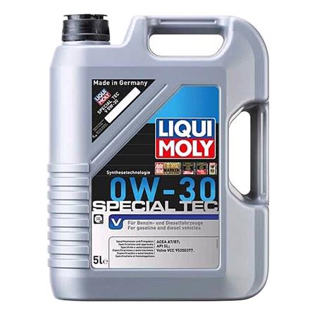 Liqui Moly 0W 30 A7/B7 Special Tec V Engine Oil   5 Litres