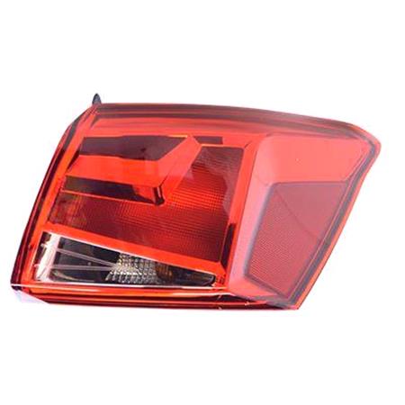 Right Rear Lamp (Outer, On Quarter Panel, Standard Bulb Type, Supplied Without Bulbholder) for Seat ARONA 2017 on