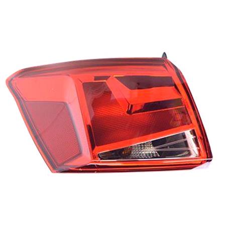 Left Rear Lamp (Outer, On Quarter Panel, Standard Bulb Type, Supplied Without Bulbholder) for Seat ARONA 2017 on