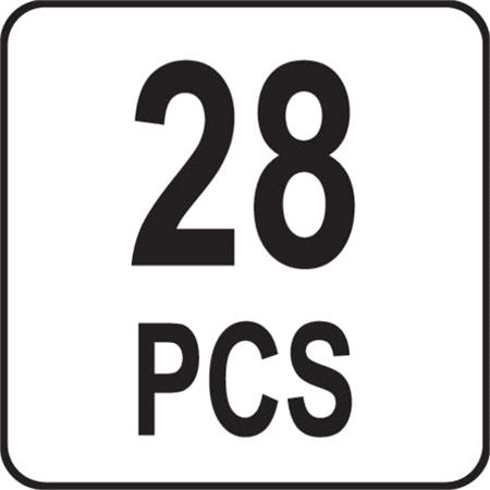 28PCS SCREWDRIVER SET WTIH BITS