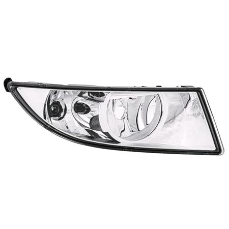 Right Front Fog Lamp (With Daytime Running Light, Chrome Bezel, Takes H8 / P21W Bulbs, Supplied Without Bulbs, Not For RS / Scout Model, Original Equipment) for Skoda Fabia  2010 to 2014
