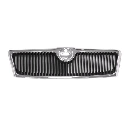 Skoda Octavia 2004 2009 Grille, Includes Chrome Frame