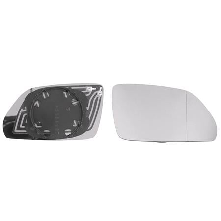 Right Wing Mirror Glass (heated) and Holder for SKODA OCTAVIA Combi, 2004 2009