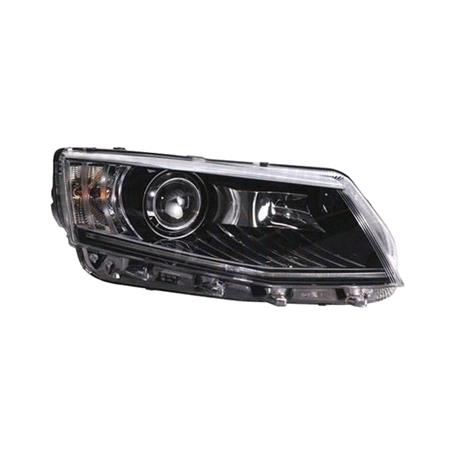 Right Headlamp (Xenon, Takes D3S Bulb, With LED Daytime Rinning Light, Original Equipment) for Skoda OCTAVIA 2013 2017