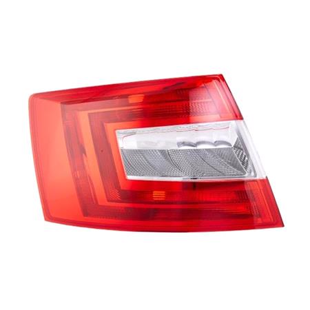 Left Rear Lamp (Hatchback Models, Supplied Without Bulbholder, Original Equipment) for Skoda OCTAVIA 2012 to 2017