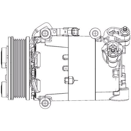 MAHLE Air Conditioning Compresor   ACP1364000P