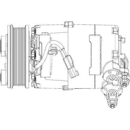 MAHLE Air Conditioning Compresor   ACP1364000P