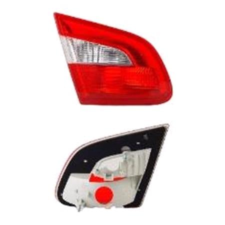 Left Rear Lamp (Inner, On Boot Lid, Original Equipment) for Skoda SUPERB 2008 2013