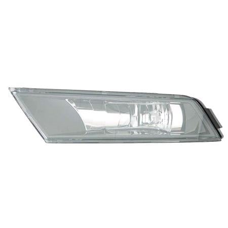 Left Front Fog Lamp (Takes H8 Bulb, Chrome Bezel, Original Equipment) for Skoda SUPERB 2015 on