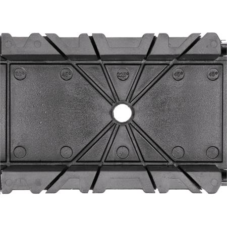 PLASTIC MITER BOX 3.5" /4 ANGLES/
