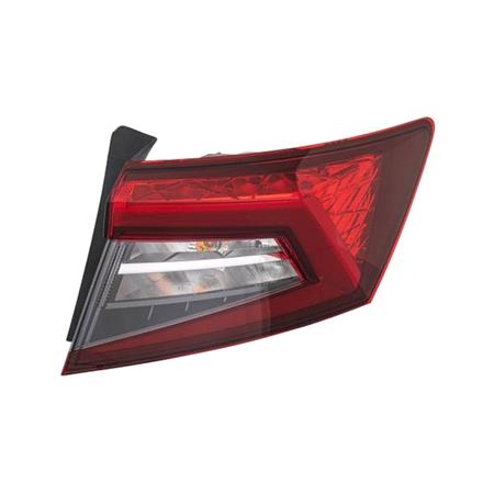 Righthand Rear Lamp (Outer On Quarter Panel LED / Halogen Supplied With Bulbholder)  for Skoda KAROQ 2017 to 2022