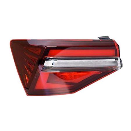 Left Rear Lamp (Outer, On Quarter Panel, LED, Original Equipment) for Skoda KAROQ 2022 Onwards