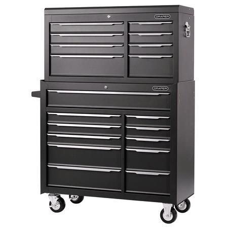 Draper 29357 Combined Roller Cabinet and Tool Chest, 19 Drawer, 42" 