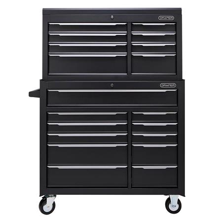 Draper 29357 Combined Roller Cabinet and Tool Chest, 19 Drawer, 42" 
