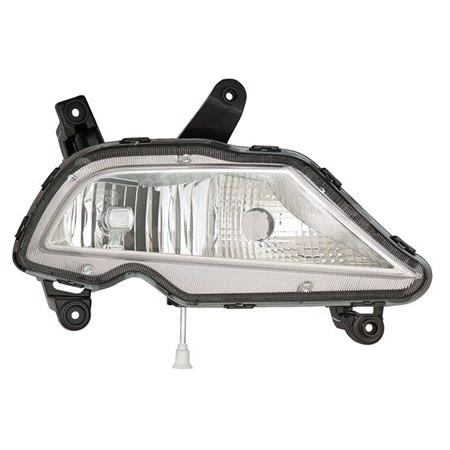 Right Front Fog Lamp/ DRL (Takes H8 / P1/5W Bulbs, For 5 Door Models Without LED DRL in Headlamp) for Hyundai i20 2015 on