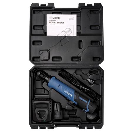 Draper 29542 DXPULSE 12V Brushless Ratchet Wrench Kit, 1/2" Sq. Dr., 2 x 2.0Ah Batteries, 1 x Charger