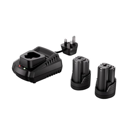 Draper 29542 DXPULSE 12V Brushless Ratchet Wrench Kit, 1/2" Sq. Dr., 2 x 2.0Ah Batteries, 1 x Charger