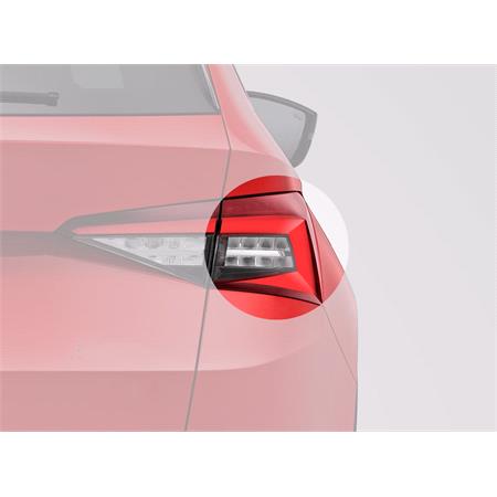Right Rear Lamp (Outer, On Quarter Panel, LED, For Style / Sportline / RS Models, Original Equipment) for Skoda KODIAQ 2016 on