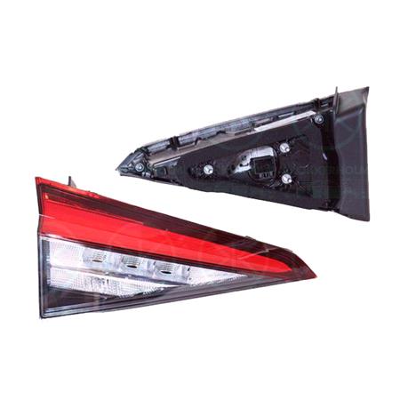 Left Rear Lamp (Inner, On Boot Lid, LED / Standard Bulb, For Active / Ambition Models, Original Equipment) for Skoda KODIAQ 2016 on