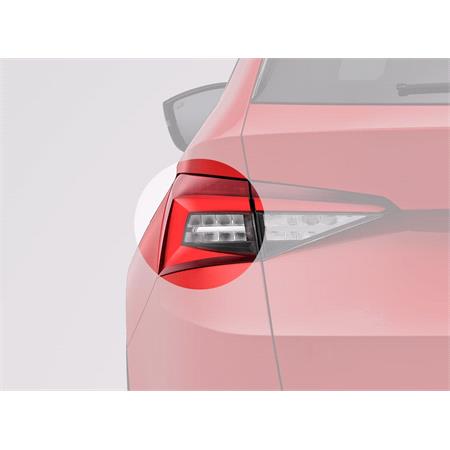 Left Rear Lamp (Outer, On Quarter Panel, LED, For Style / Sportline / RS Models, Original Equipment) for Skoda KODIAQ 2016 on