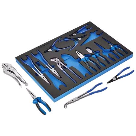 Draper 29582 BUNKER Pliers Set in EVA Foam Inlay (13 Piece)