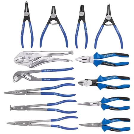 Draper 29582 BUNKER Pliers Set in EVA Foam Inlay (13 Piece)