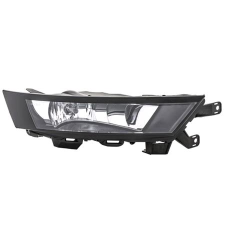 Skoda Rapid '17 > RH Front Fog Lamp, Black Bezel, Takes H8 Bulb, Supplied With Bulb, Original Equipm