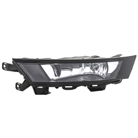 Left Front Fog Lamp (Black Bezel, Takes H8 Bulb, Supplied With Bulb, Original Equipment) for Skoda RAPID Spaceback 2017 Onwards
