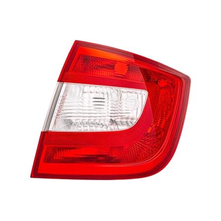 Right Rear Lamp (Bright Red, Hatchback Models, Supplied Without Bulbholder, Original Equipment) for Skoda RAPID Spaceback 2013 Onwards