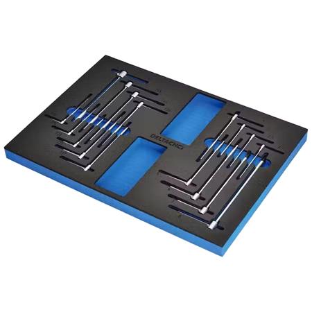 Draper 29640 BUNKER Torx and Hex T Key Set in EVA Foam Inlay (17 Piece)