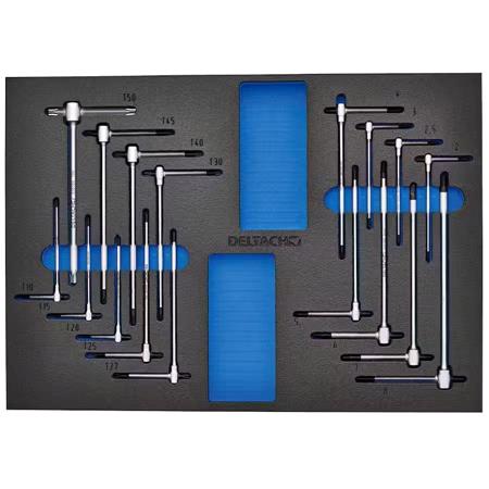 Draper 29640 BUNKER Torx and Hex T Key Set in EVA Foam Inlay (17 Piece)