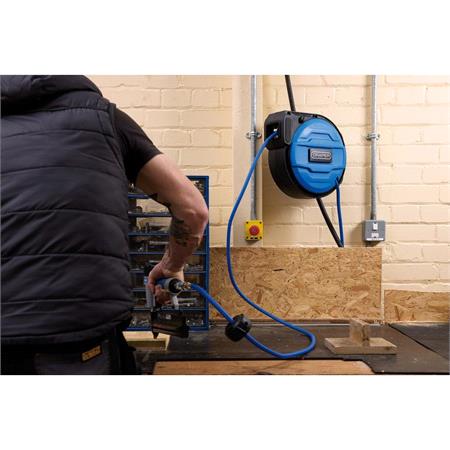 Draper 29669 Retractable Air Hose Reel, 15m, 10mm ID