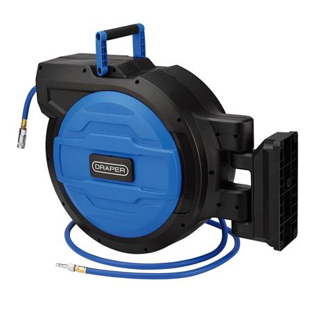 Draper 29676 Retractable Air Hose Reel, 30m, 10mm ID