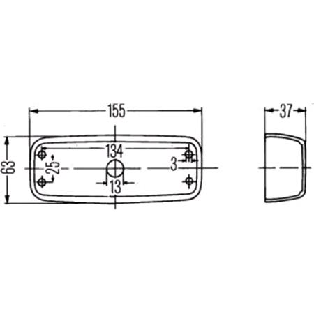 HELLA Combination Rearlight 2SD001305021