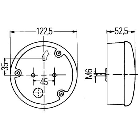 HELLA Reverse Light 2ZR964169351
