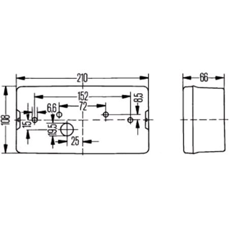 HELLA Combination Rearlight 2VA006040077