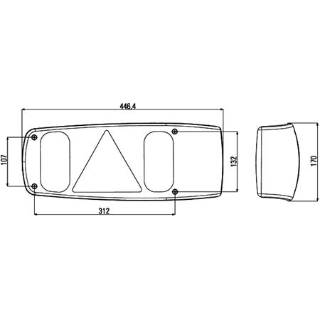 HELLA Right Combination Rear Lamp
