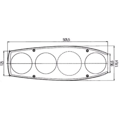 HELLA Combination Rearlight 2VA341419111