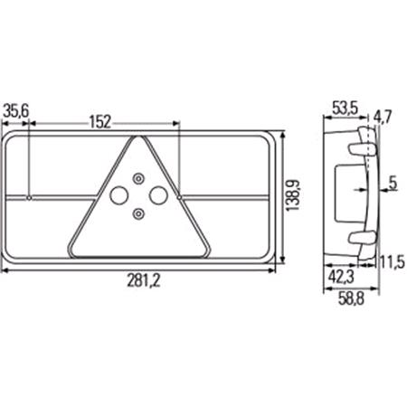 HELLA Combination Rearlight 2VB341032121
