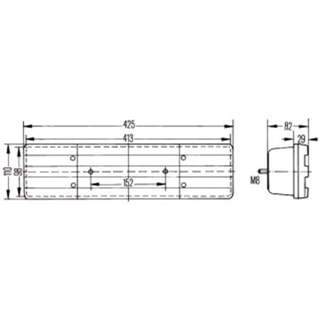 Lamps for Mercedes ACTROS MP / MP3 2002 2011