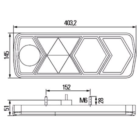 HELLA Combination Rearlight 2VP340950051