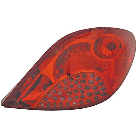 Lamps for Peugeot 207 2006 to 2009