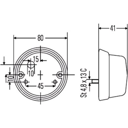 HELLA Reverse Light 2ZR001421101