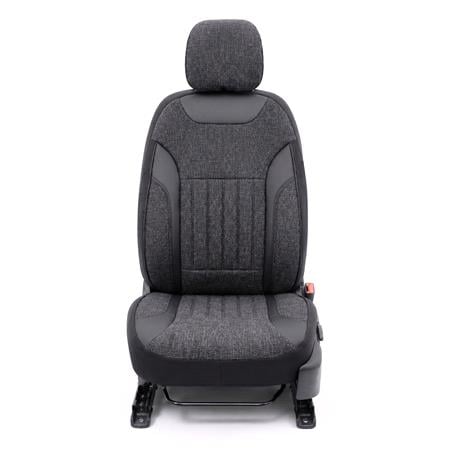 LEADER Style Seat Covers (Dark Grey) For Citroen C ZERO 2010 Onwards