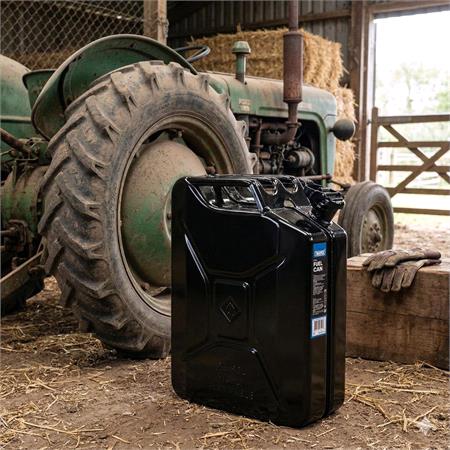 Draper Tools 20L Steel Fuel Can   Black (07257)