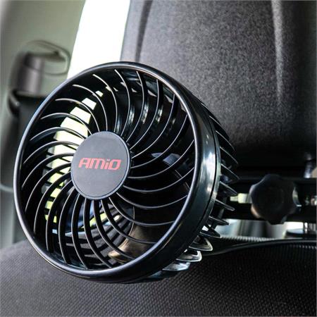 12V Headrest Car Fan   4.5 Inch