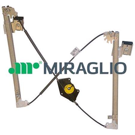 Miraglio Window Regulator, Left Front 4 Door Double Rail Window Lift Electronic without electric motor (30/1040)