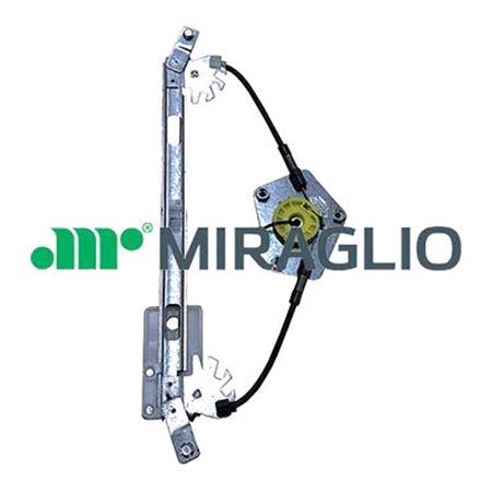 Miraglio Window Regulator, Left Rear 4 Door Single Rail Window Lift Electronic without electric motor (30/1311)