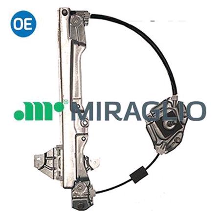 Miraglio Window Regulator, Manual, Left Rear   30267B